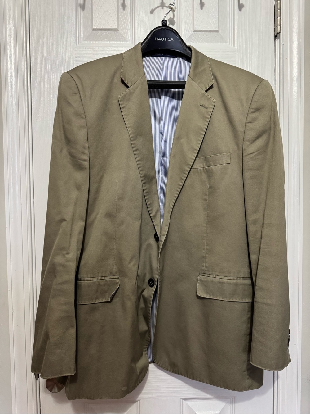 Alan Flusser Lightweight Khaki Sport Coat